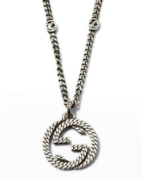 gucci necklace male|gucci men's necklace sale.